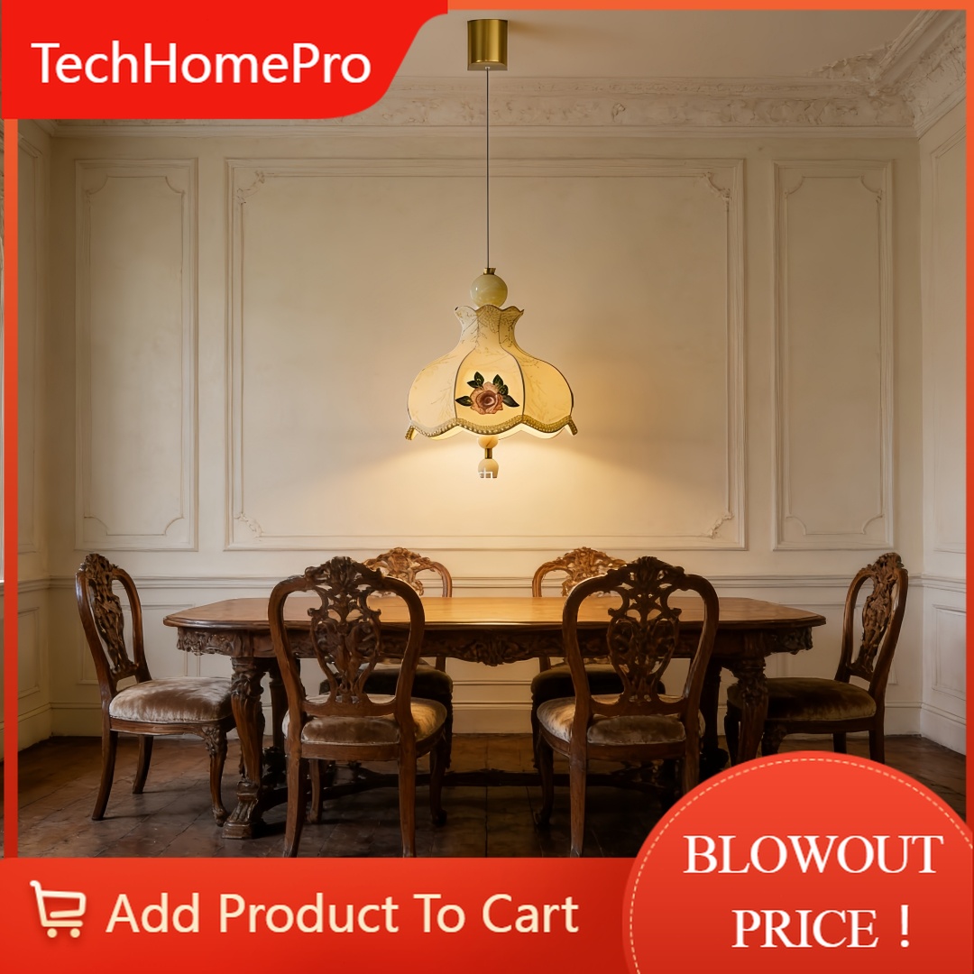 Decor Timeless Lighting - เทคเอชพี โอลิแกนท์ โรส ชandelier สไตล์ฝรั่งเศสย้อนยุค โรแมนติก