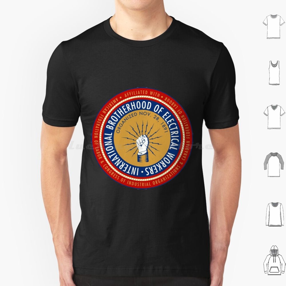 Union Lighting & Decor Photos - Ibew ช่างไฟฟ้า-Cool T เสื้อขนาดใหญ่ผ้าฝ้าย 100% ไฟฟ้าช่างไฟฟ้า