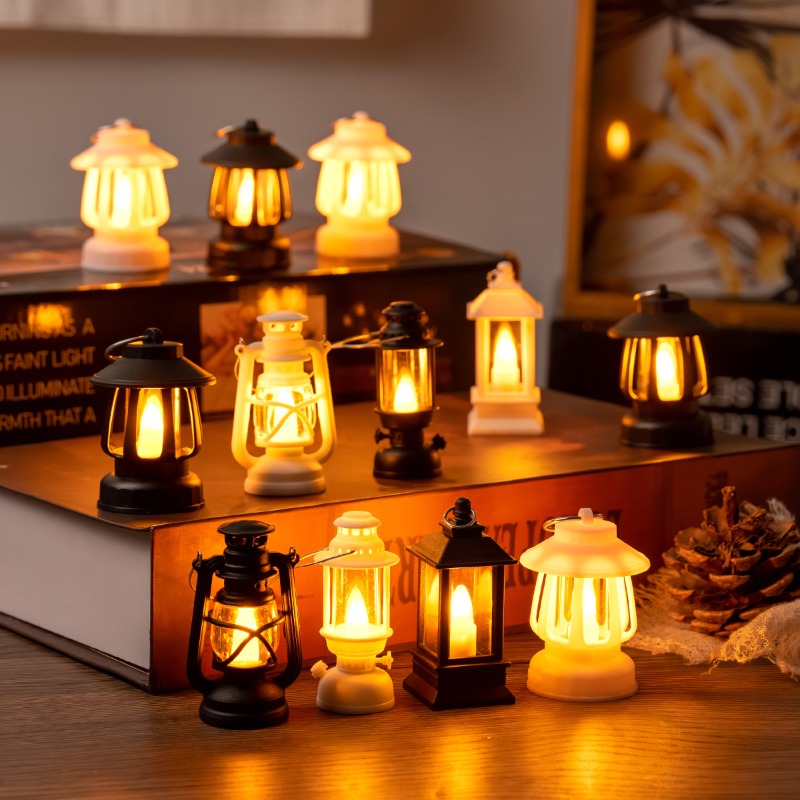 Lighting Decor House - โคมไฟม้าเรโทร LED ขนาด 6 ซม. แสงสว่างแบบจำลองเทียน