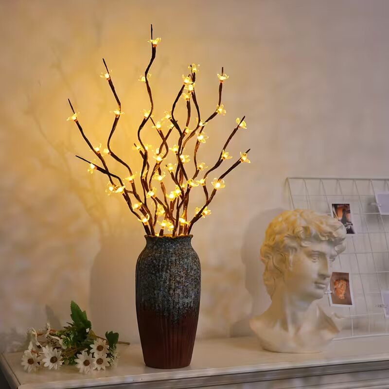 Home Lighting And Decor - ไฟต้นซากุระ 20 LED 1/2 ชิ้น สำหรับตกแต่งบ้านทั้งภายในและภายนอกอาคาร