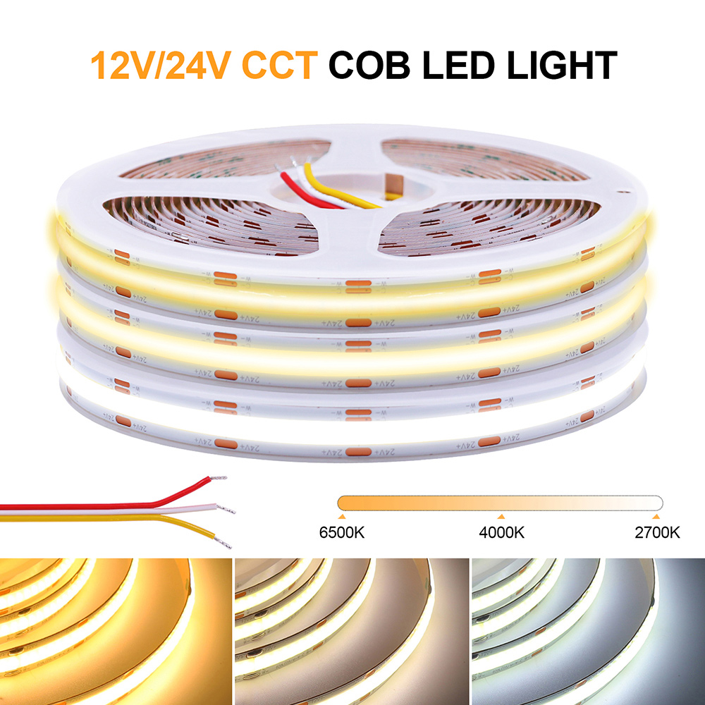 Decor Lighting Hours - หลอดไฟแถบไฟ LED 12V 24V หรี่แสงได้608LEDs/M เทป