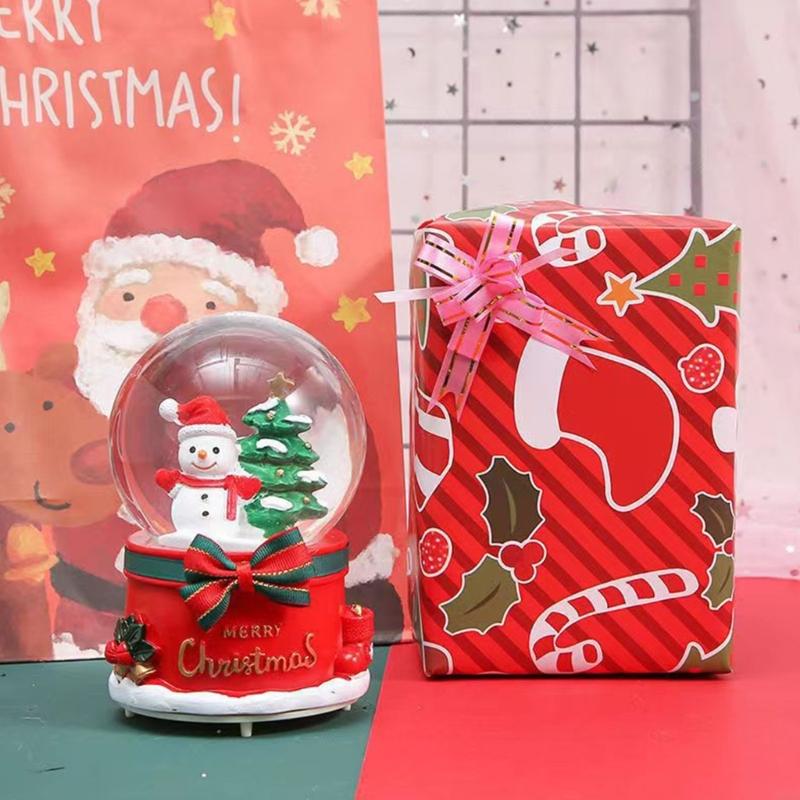 Decor Timeless Lighting - Snowman Crystal Ball Holiday Decoration พร้อมไฟ