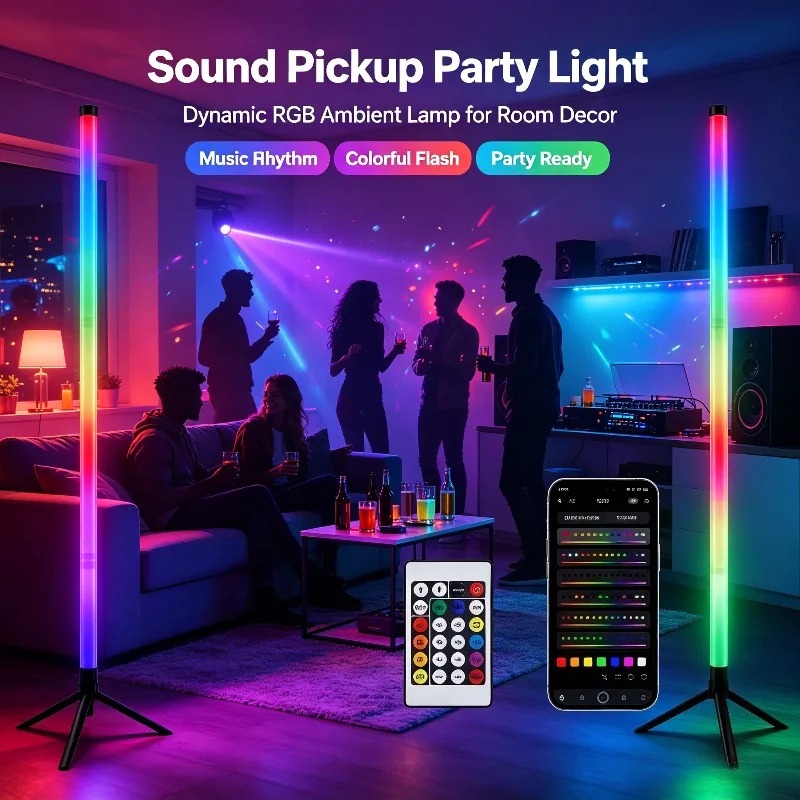 Home Lighting And Decor - โคมไฟตั้งพื้น RGB ขนาด 120 ซม. 2