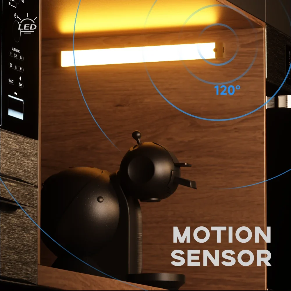 Wireless PIR Motion Sensor LED - Kitchen Decor Lighting บทวิจารณ์และราคา