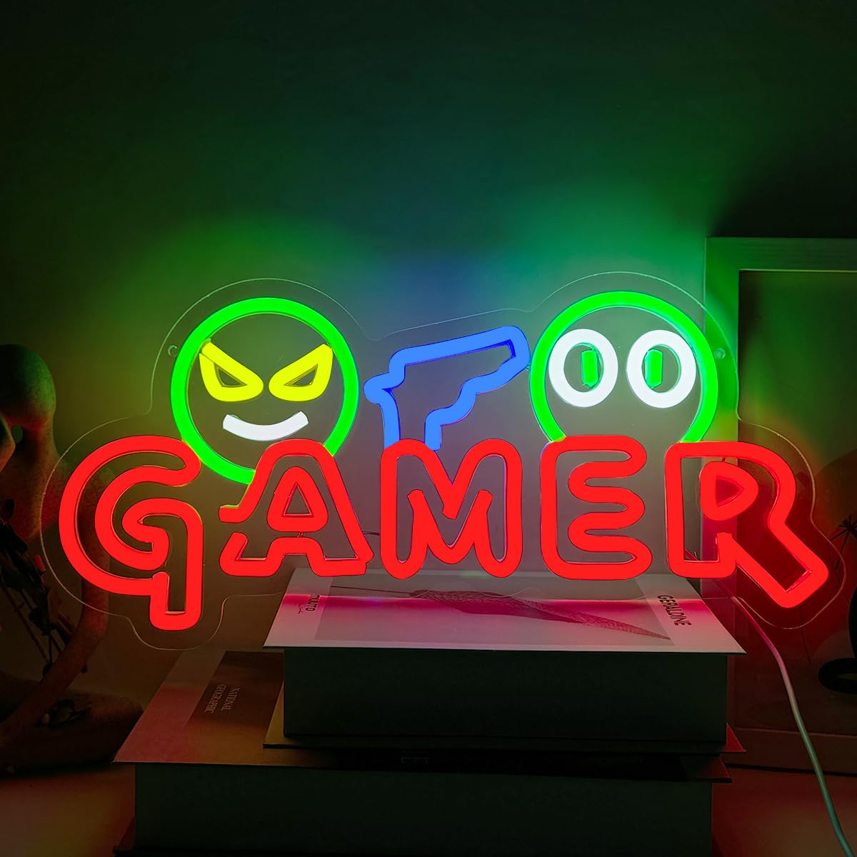 ไฟนีออน LED สำหรับเกมเมอร์ ตกแ - Room Lighting Bedroom Decor บทวิจารณ์และราคา