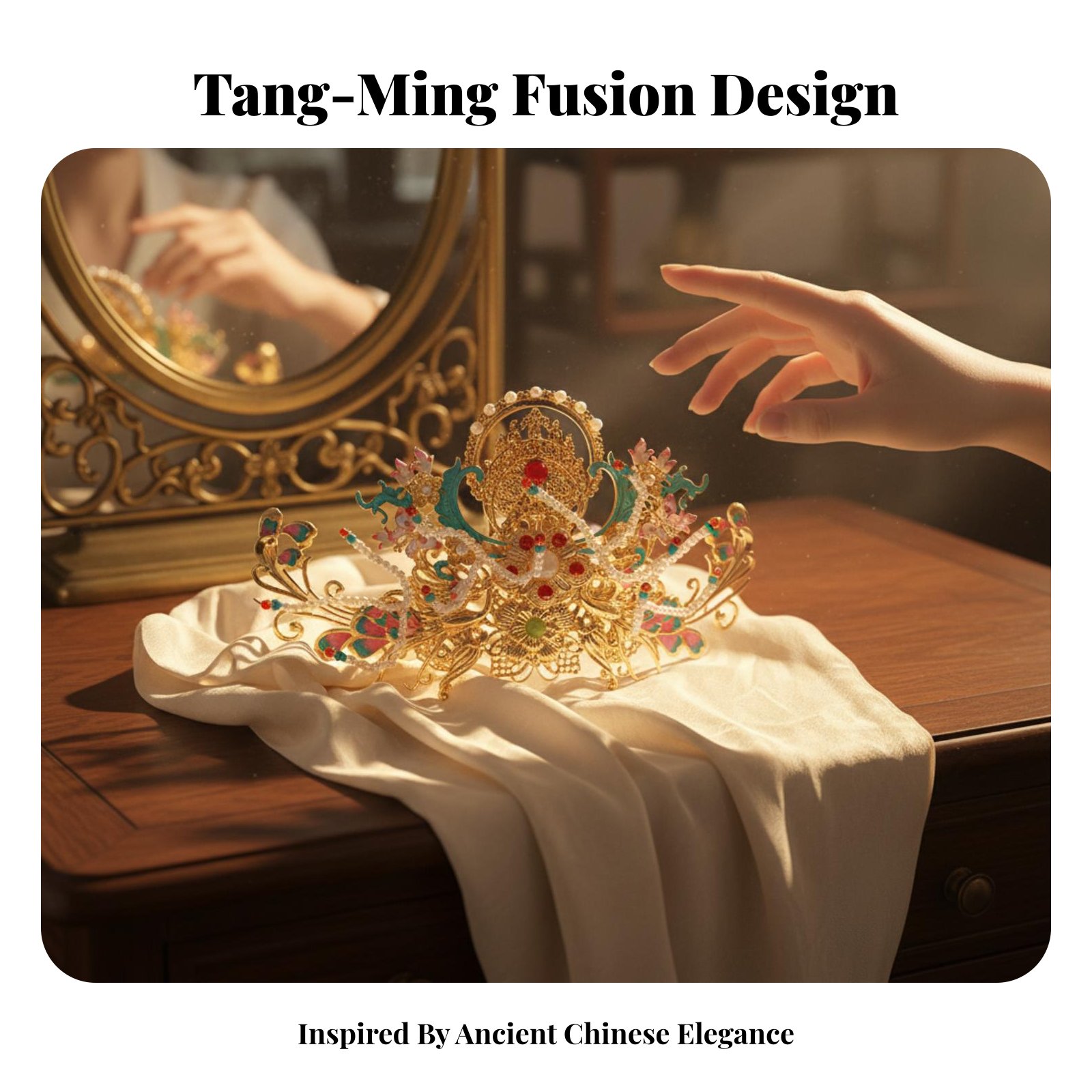 มงกุฎผมแบบจีนโบราณ สวยงามดุจเท - Elegant Decor & Lighting Llc บทวิจารณ์และราคา