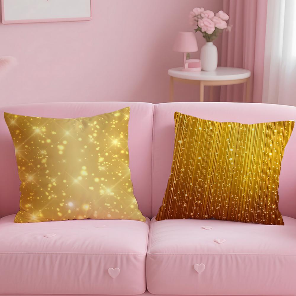 ปลอกหมอนอิงลายจุดสีทอง ปลอกหมอ - Lighting Decor And Beyond บทวิจารณ์และราคา