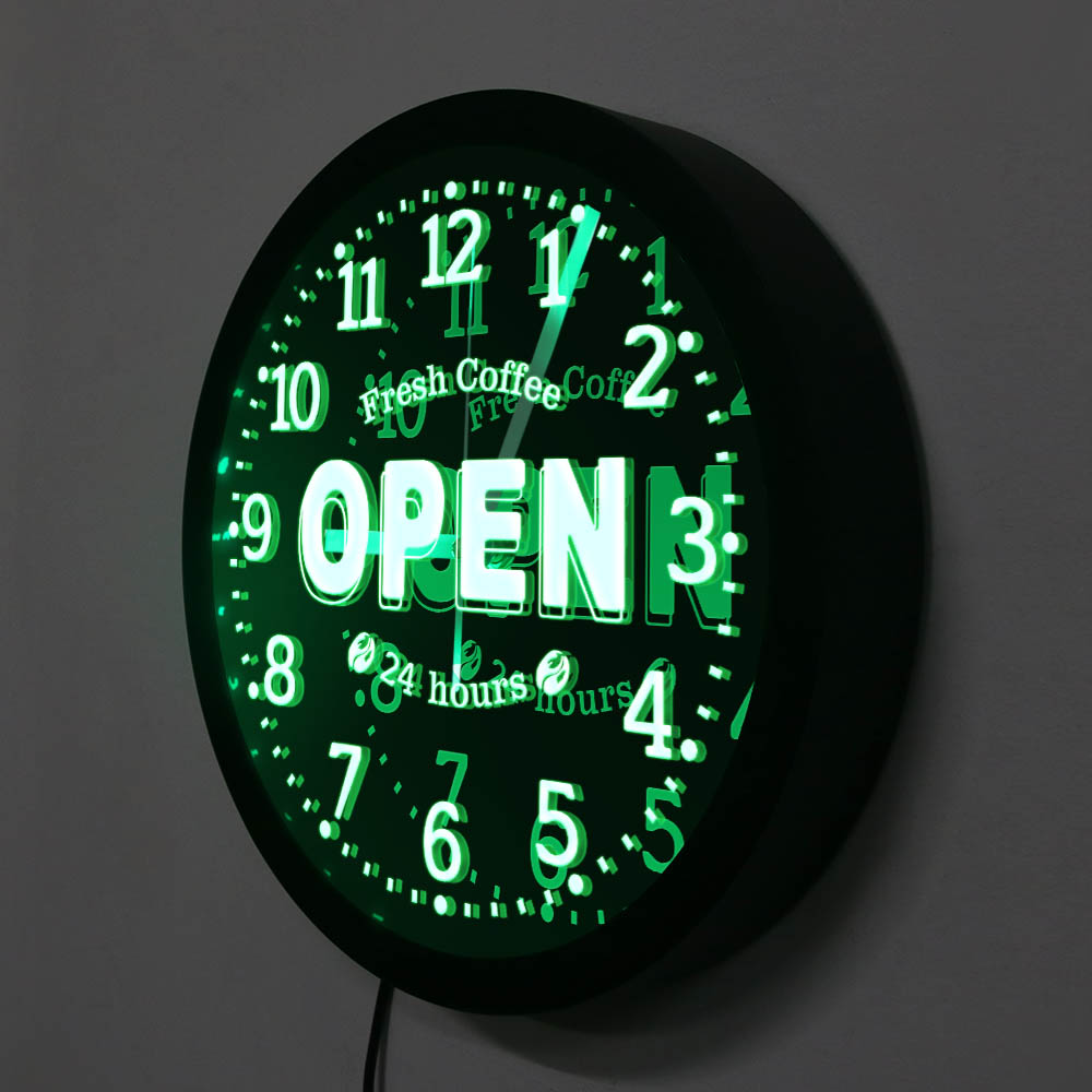 กาแฟสดเปิด 24 ชั่วโมง LED ป้าย - Decor Lighting Opening Hours บทวิจารณ์และราคา
