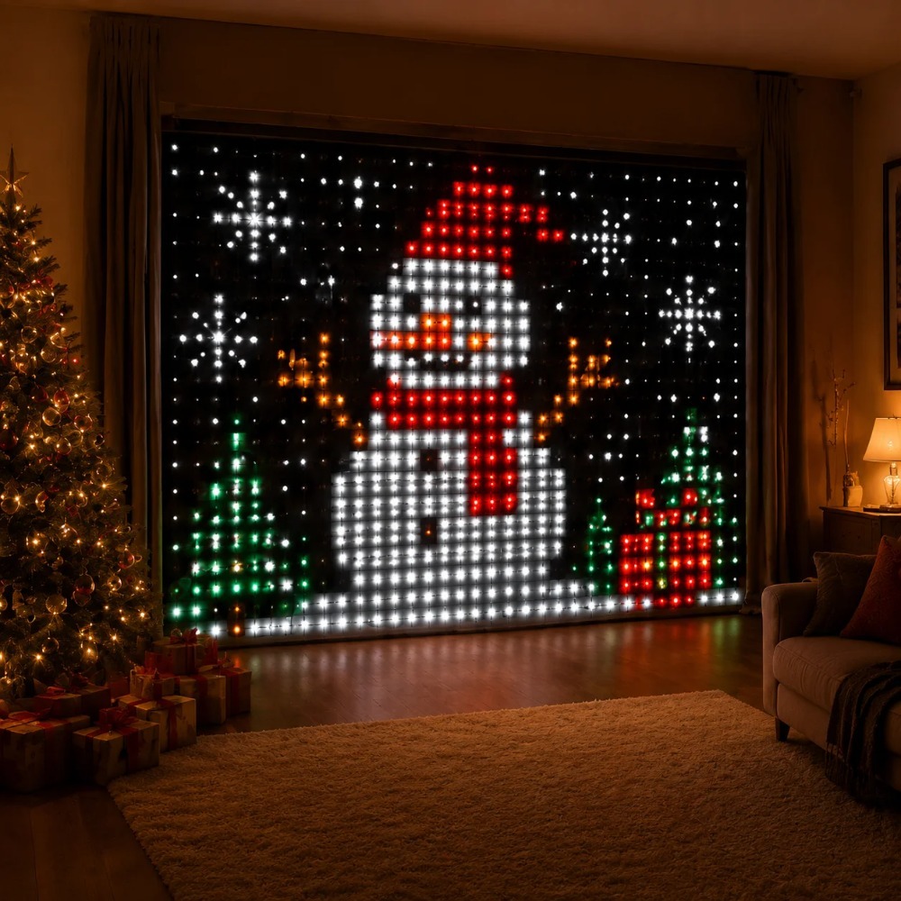 ไฟม่าน LED พิกเซล ควบคุมผ่านแอ - Home Lighting And Decor บทวิจารณ์และราคา
