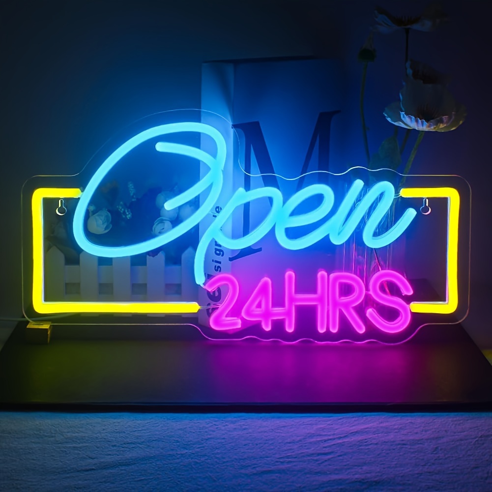 ป้ายไฟนีออน LED เปิด24ชั่วโมง, - Decor Lighting Opening Hours บทวิจารณ์และราคา