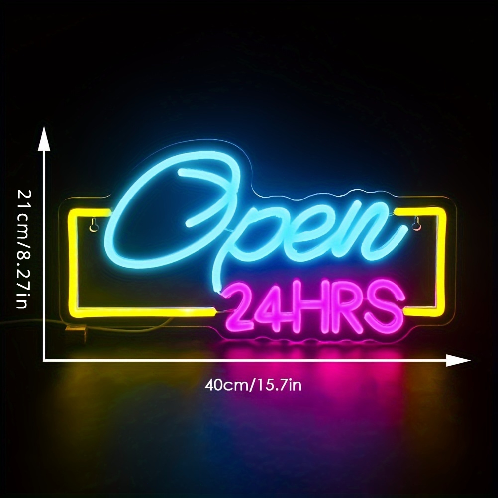 ป้ายไฟนีออน LED เปิด24ชั่วโมง, - Decor Lighting Opening Hours บทวิจารณ์และราคา