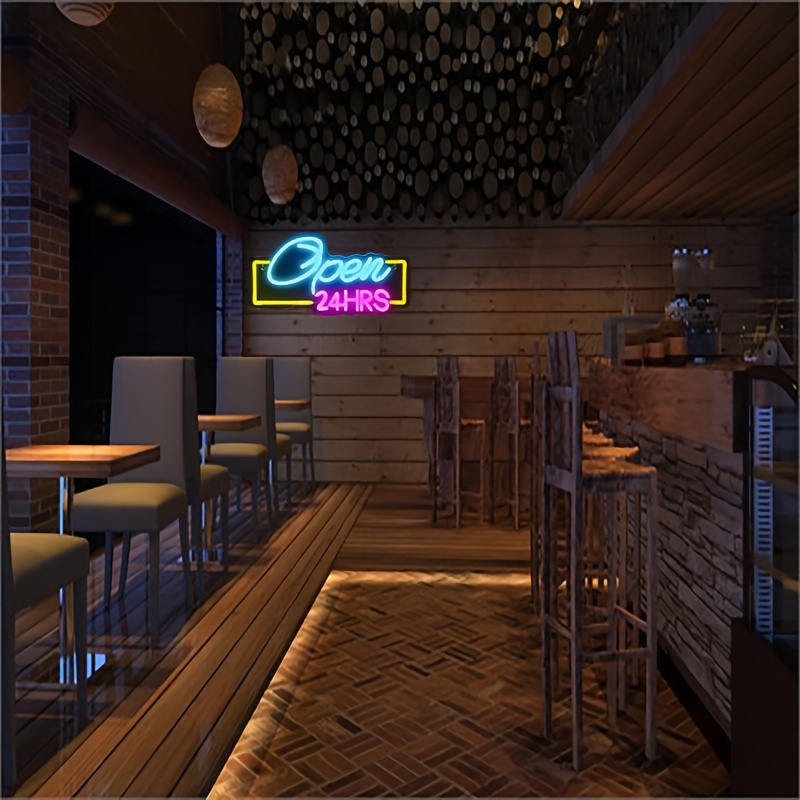 ป้ายไฟนีออน LED เปิด24ชั่วโมง, - Decor Lighting Opening Hours บทวิจารณ์และราคา