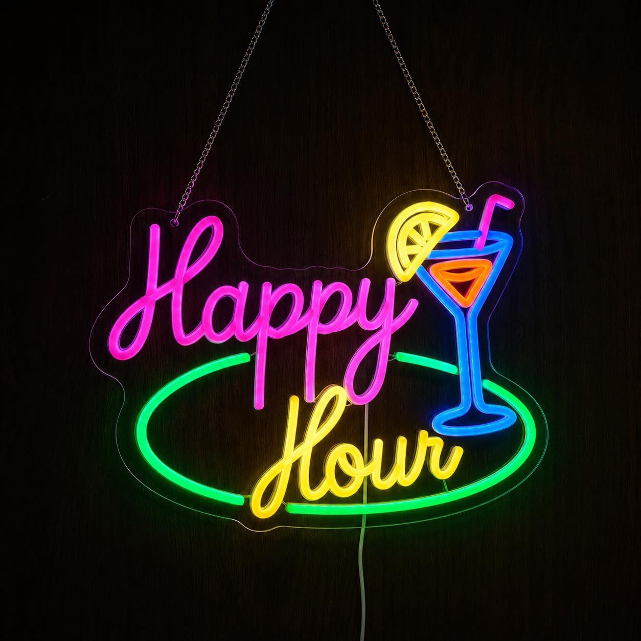 ป้ายไฟนีออน LED ลายค็อกเทล Hap - Decor Lighting Opening Hours บทวิจารณ์และราคา