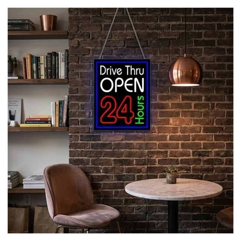 ป้ายไฟนีออนแบบหรี่แสงได้ 24 ชั - Decor Lighting Opening Hours บทวิจารณ์และราคา