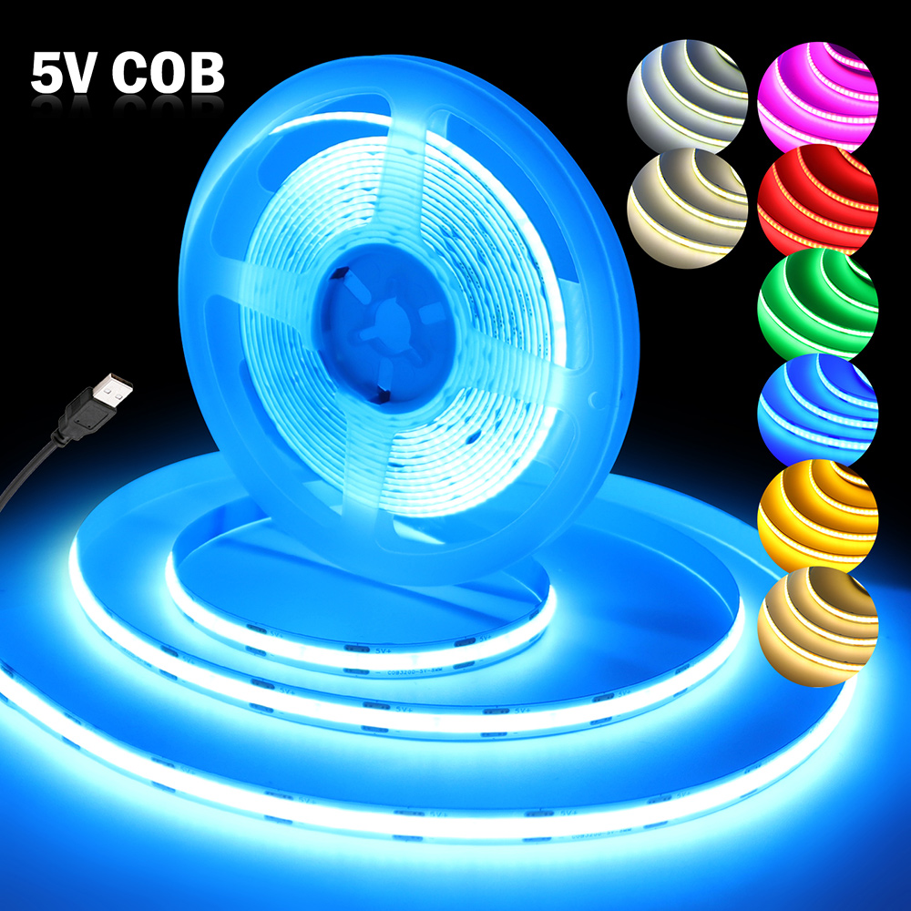 DC 5V COB ไฟ LED แถบ LED 320LE - Decor Lighting Hours บทวิจารณ์และราคา