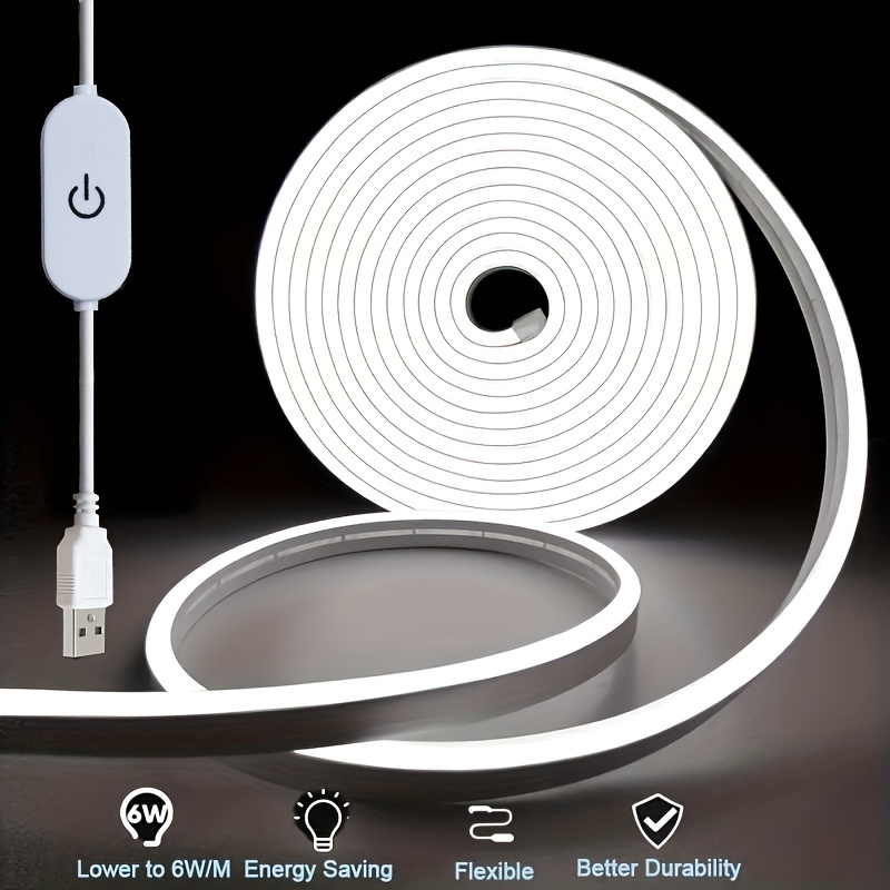 ไฟ LED นีออนแบบสัมผัส USB 5V ป - Kitchen Decor Lighting บทวิจารณ์และราคา