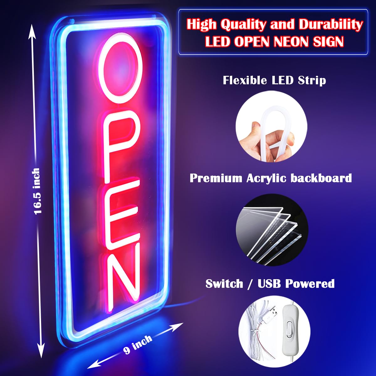 ป้ายไฟนีออน LED แบบเปิด, ป้ายแ - Decor Lighting Opening Hours บทวิจารณ์และราคา