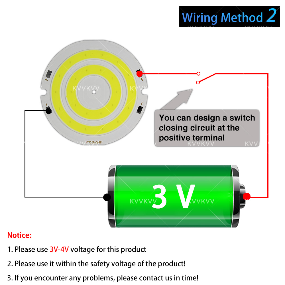 3V 4V รอบ COB หลอดไฟ LED อะไหล - Lighting Decor House บทวิจารณ์และราคา