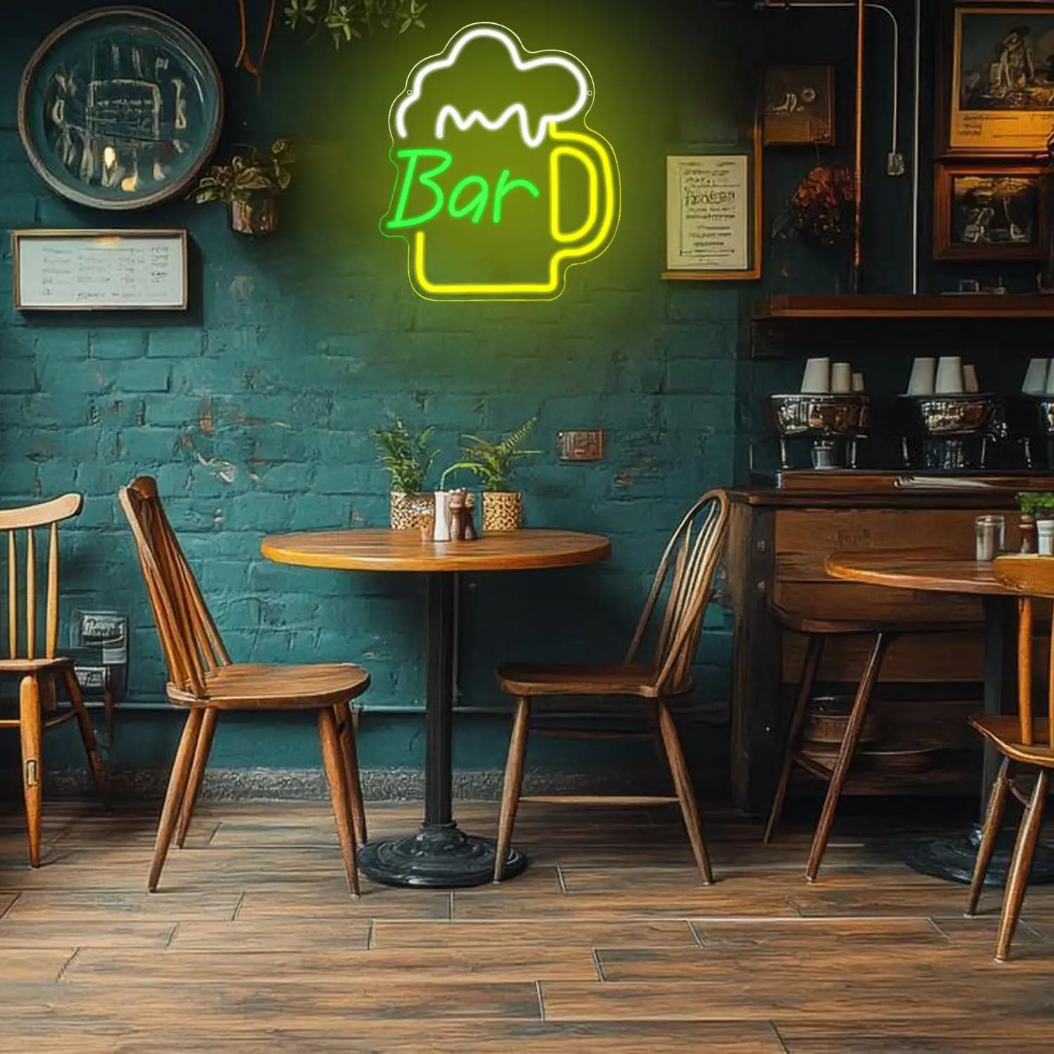 ป้ายไฟนีออนร้านเบียร์ ไฟ LED ป - Kitchen Decor Lighting บทวิจารณ์และราคา