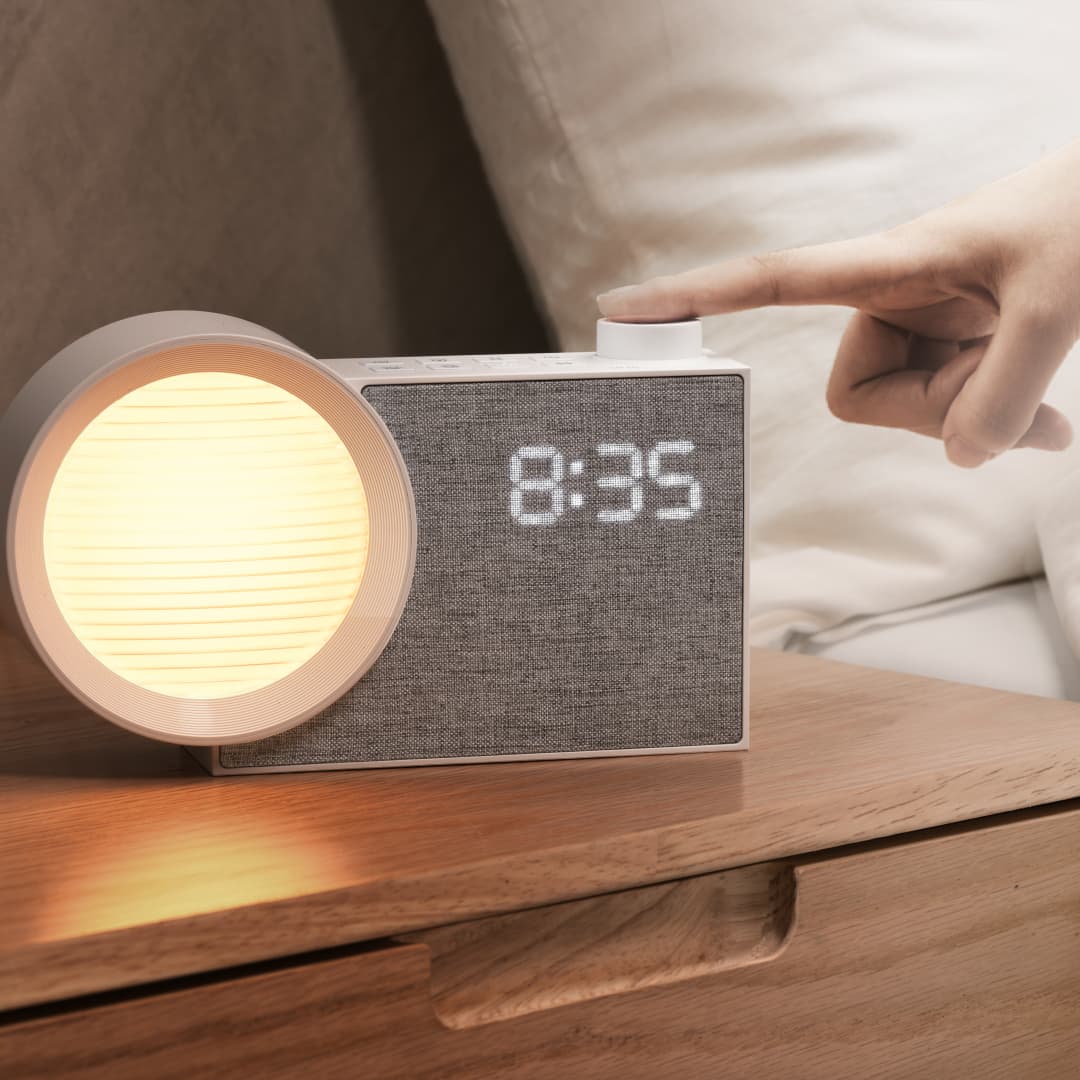 นาฬิกาปลุกพร้อมไฟ LED WILIT พร - Room Lighting Bedroom Decor บทวิจารณ์และราคา