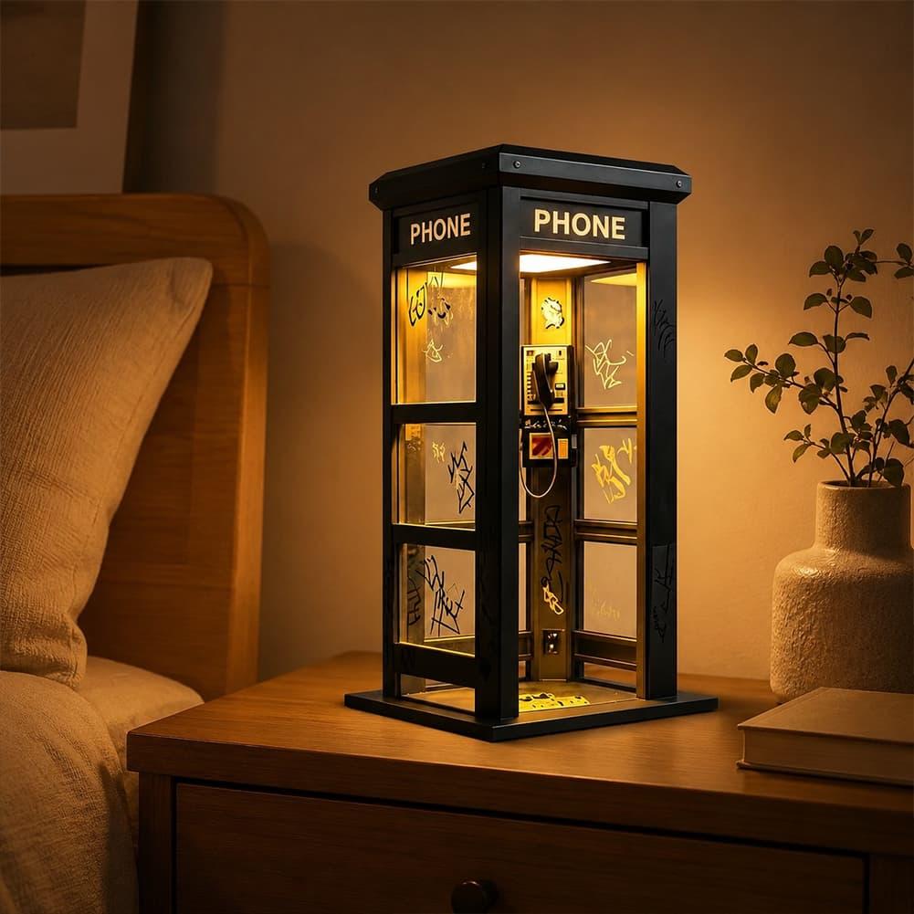 โคมไฟตั้งโต๊ะรูปตู้โทรศัพท์ลอน - Home Lighting And Decor บทวิจารณ์และราคา