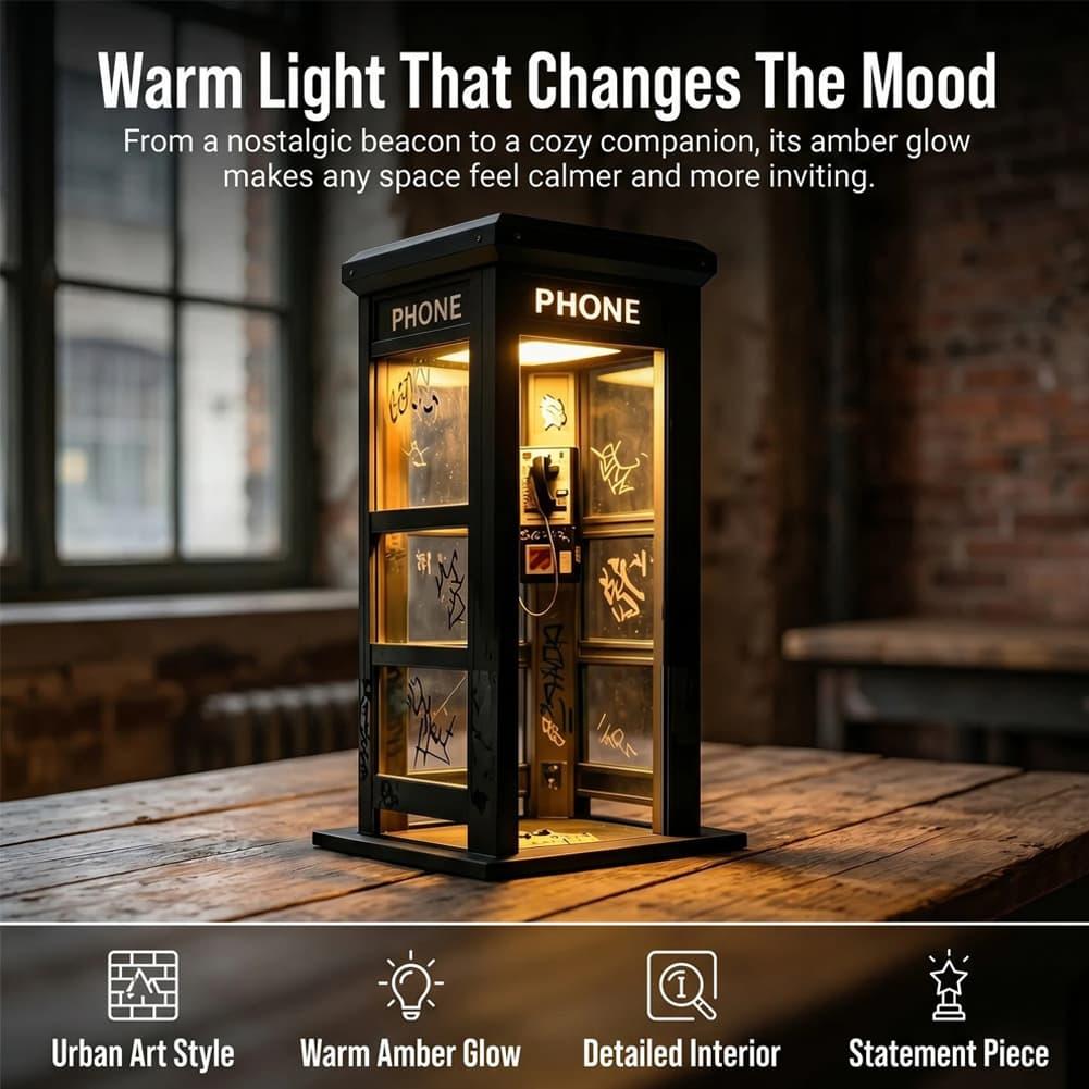 โคมไฟตั้งโต๊ะรูปตู้โทรศัพท์ลอน - Home Lighting And Decor บทวิจารณ์และราคา