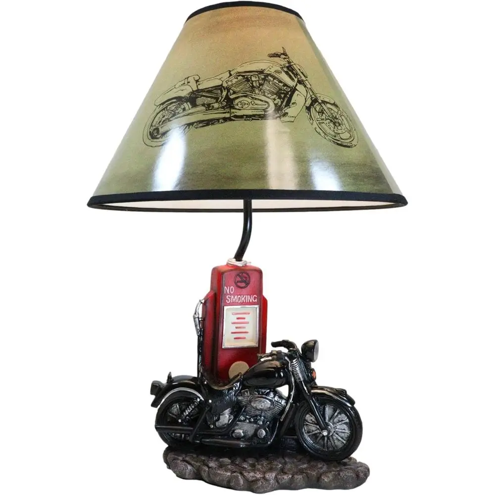 โคมไฟตั้งโต๊ะรูปปั๊มน้ำมันรถมอ - Home Lighting And Decor บทวิจารณ์และราคา