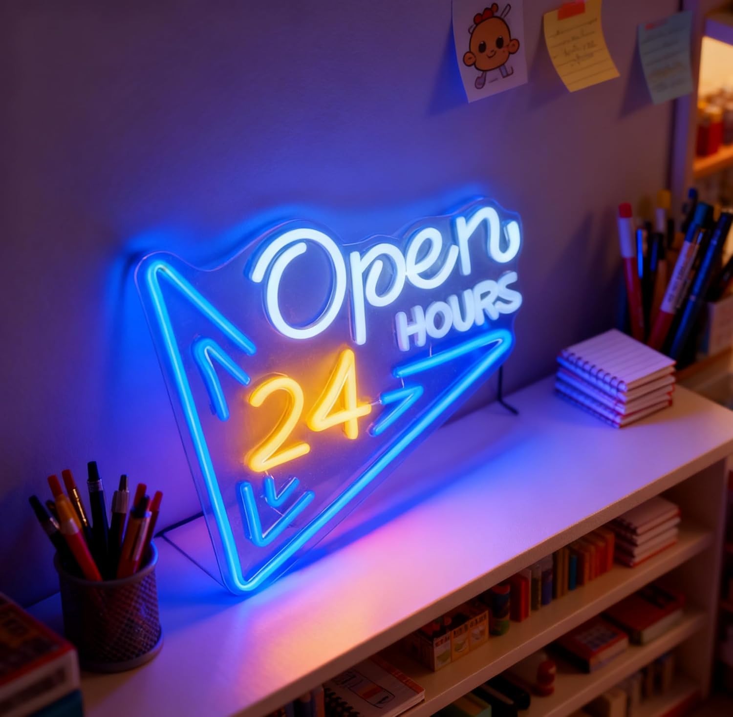 ป้ายไฟนีออน LED เปิดตลอด 24 ชั - Decor Lighting Opening Hours บทวิจารณ์และราคา