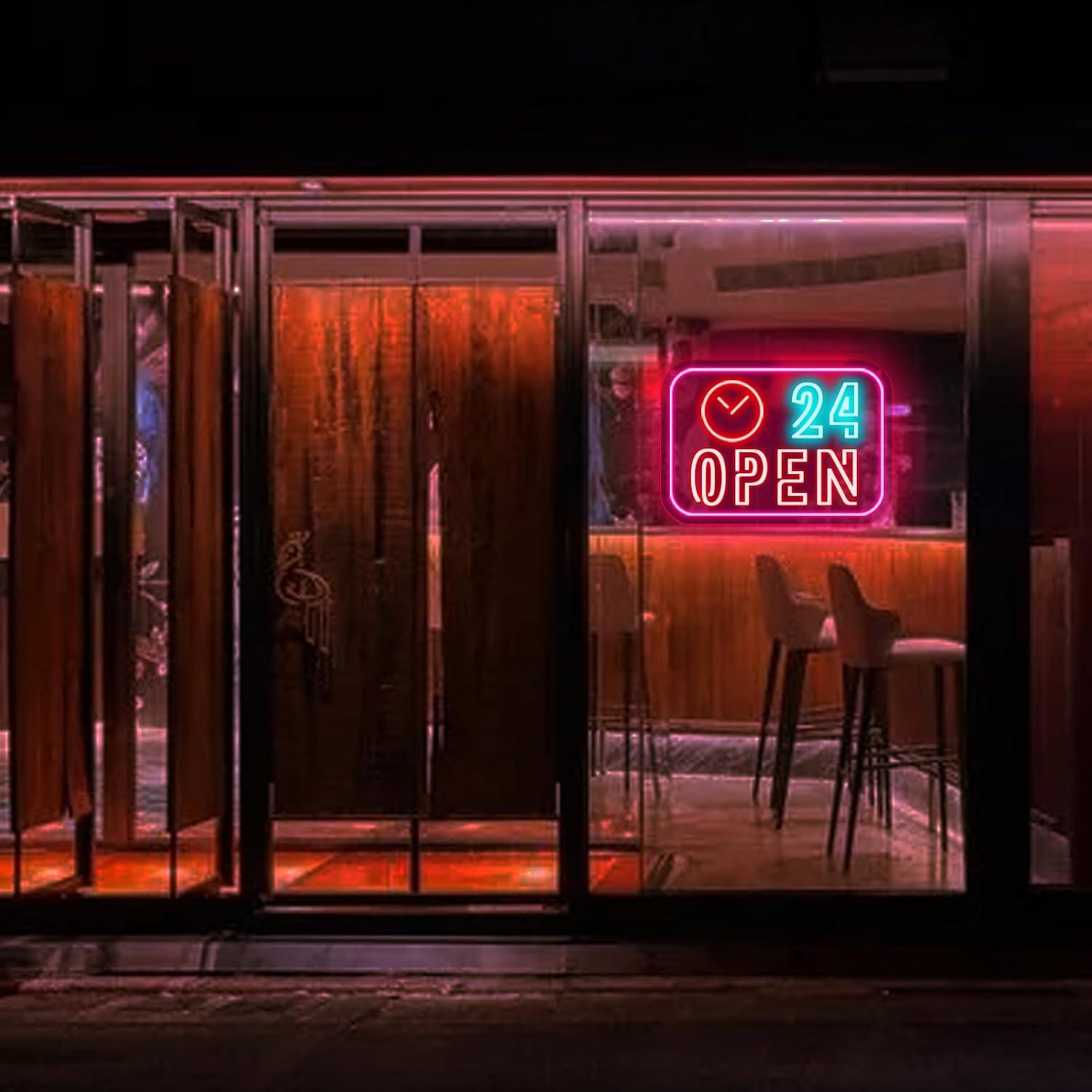 ป้ายไฟนีออนแบบเปิดตลอด 24 ชั่ว - Decor Lighting Opening Hours บทวิจารณ์และราคา
